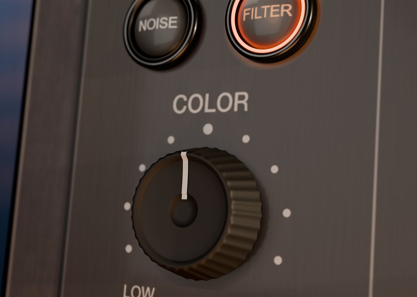 COLLORR COLOR knob close-up