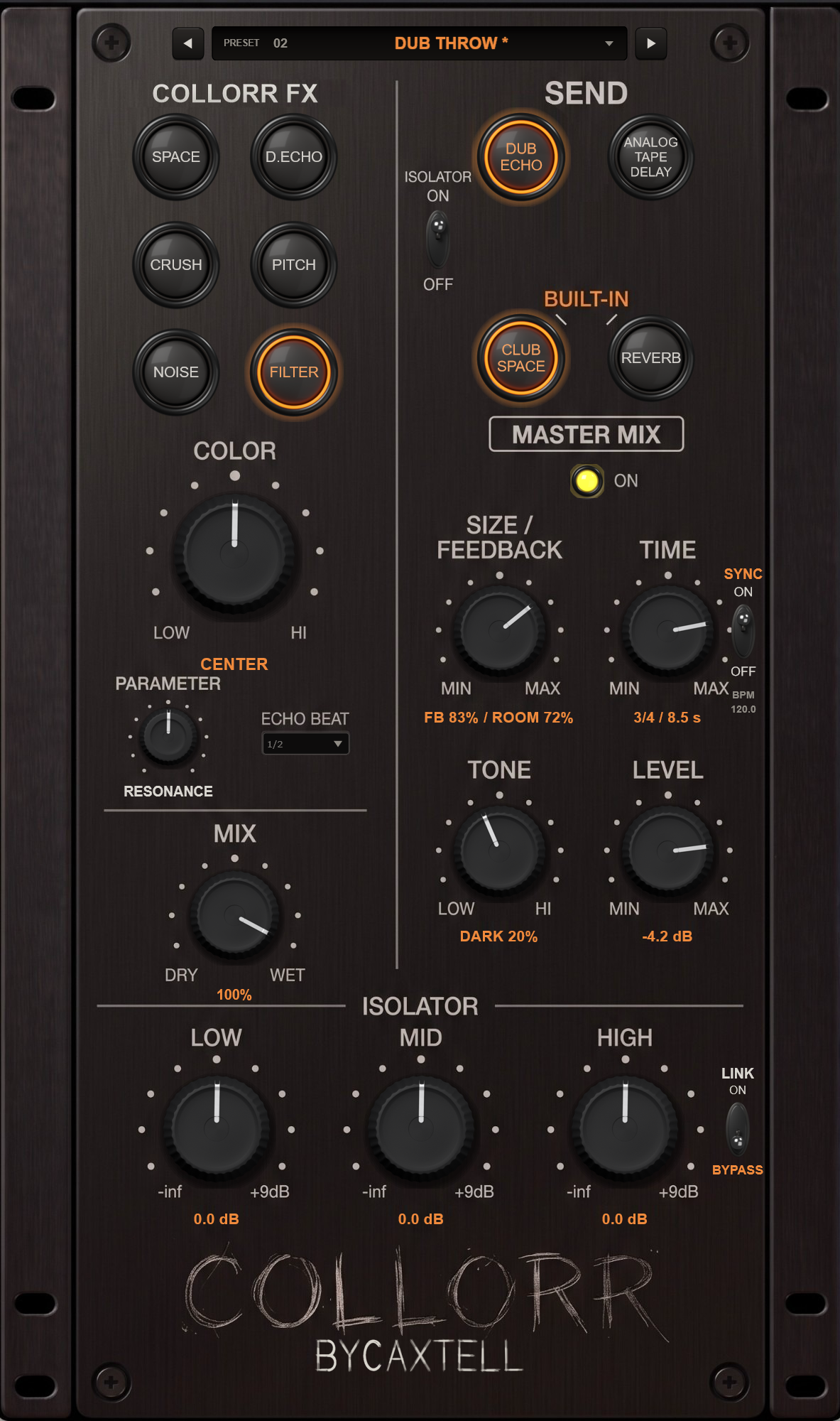 COLLORR interface